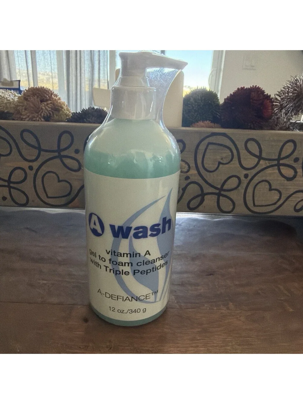 Serious Skin Care New A-Wash Vitamin A Gel to Foam Cleanser A-defiance 12 Oz New